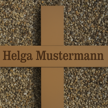 Ersatzfolien für unser Grabkreuz