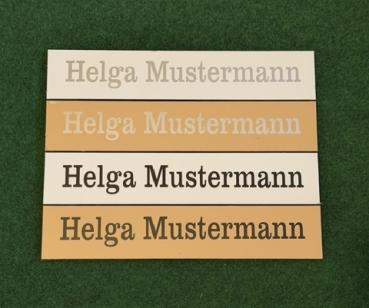 Folienbeschriftung für unser Grabkreuz