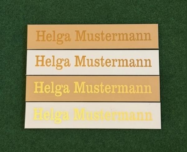 Folienbeschriftung für unser Grabkreuz